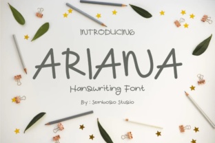 Ariana Script Handwritten Font for Editorial Warmth