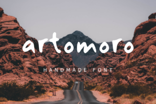 Artomoro Script Handwritten Font for Makers