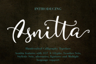 Asnitta: A Playful Script Font for Creative Product Design