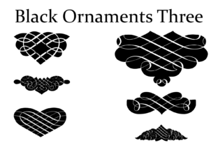 Black Ornaments Three: A Refined Dingbats Font for Elegant Branding
