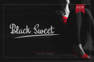Black Sweet: A Handwritten Font for Impactful Digital Design