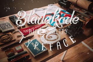 Bladekade: A Stencil Script Font for Thoughtful Editorial Design