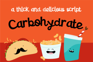 Carbohydrate Font: A Whimsical Script Handwritten Typeface