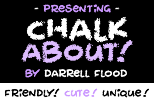 Chalkabout: A Decorative Font for Editorial Design and Branding