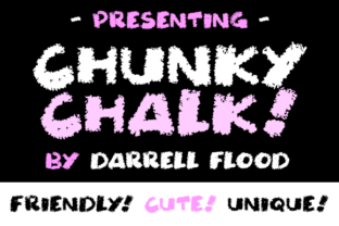 Chunky Chalk: A Font That Brings Playfulness to Every Project