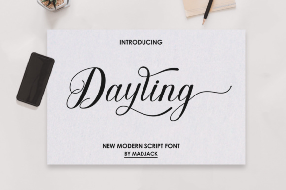 Dayling Script: A Sweet Hand Lettered Font for Elegant Branding