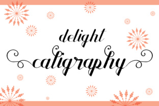 Delight Calligraphy: A Script Font for Creative Web Design