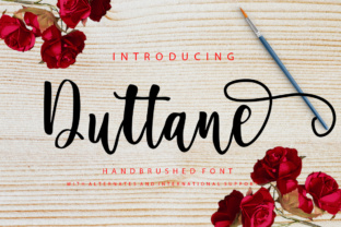 Duttane Script: A Modern Script Font for Editorial Design and Branding