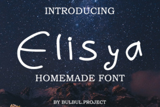 Elisya: A Stylish Handmade Script Font for Modern Marketing