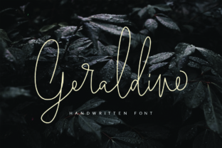 Geraldine: The Handwritten Font That Elevates Your Brand