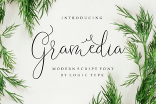 Gramedia: A Script Handwritten Font for Elegant Editorial Moments