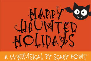 Happy Haunted Holidays Font for Playful Seasonal Campaigns