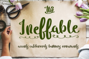 Ineffable: A Playful Handdrawn Font for Makers