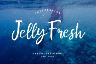Jelly Fresh: A Handmade Script Font for Modern Digital Brands