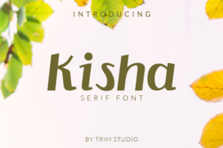 Kisha: A Hand-Drawn Serif Font for Crafters & Sellers