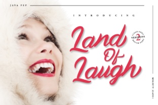 Land of Laugh Script Handwritten Font for Makers