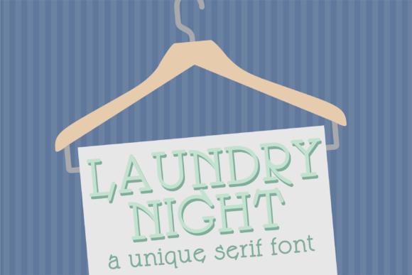 Laundry Night Serif Font for Bold Digital Branding