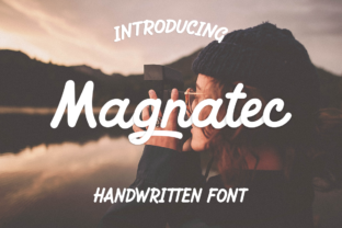 Magnatec: A Script Handwritten Font for Modern Web Design