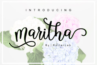 Maritha Script: A Font That Elevates Branding with Feminine Elegance