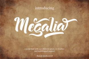 Megalia: Elegant Script Handwritten Font for Professional Design