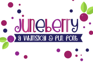 PN Juneberry: A Whimsical Script Font for Creative Branding