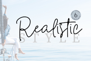 Realistic Font: A Playful Script Handwritten Typeface for High-Impact Branding