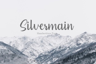 Silvermain: A Script Handwritten Font for Creative Crafters