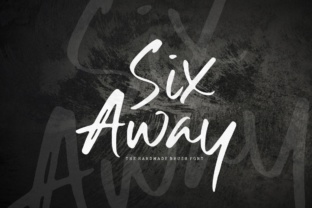 Six Away: A Handmade Script Handwritten Font for Digital Branding