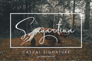 Sugartina: A Script Handwritten Font for Elegant Editorial Identity