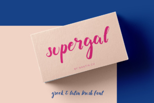 Supergal: A Modern Script Handwritten Font for Creative Designers