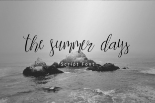 The Summer Days Script Font for Editorial Warmth and Clarity