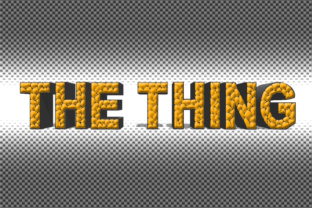 The Thing: A Stone-Inspired Font for Creative Crafters