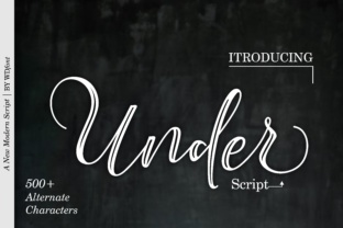 Under Script: A Smooth Handwritten Font for Digital Branding
