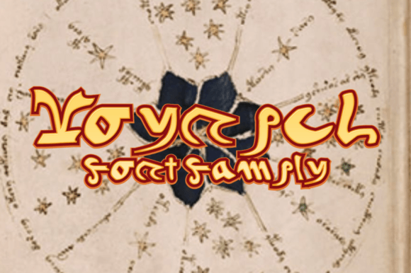 Voynich Family: A Decorative Font for Editorial Design and Branding