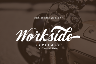 Workside Script: A Vintage-Modern Font for Small Business Branding